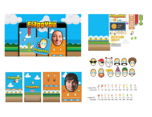FlappYou Gaming App Design