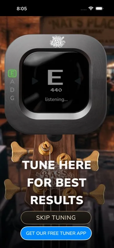Sisco’s Bass Tuner interface
