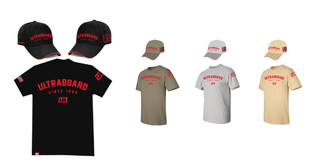 t-shirt and hat corporate apparel design